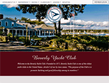 Tablet Screenshot of beverlyyachtclub.org